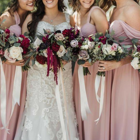 chiffon convertible bridesmaid dress